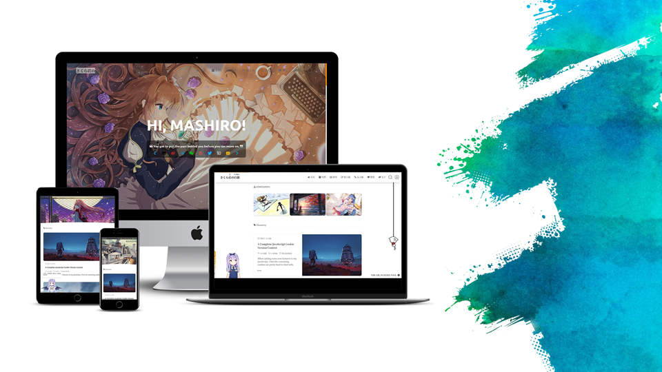 图片[1]-推荐一个二次元WordPress主题：Sakura-十七博客网