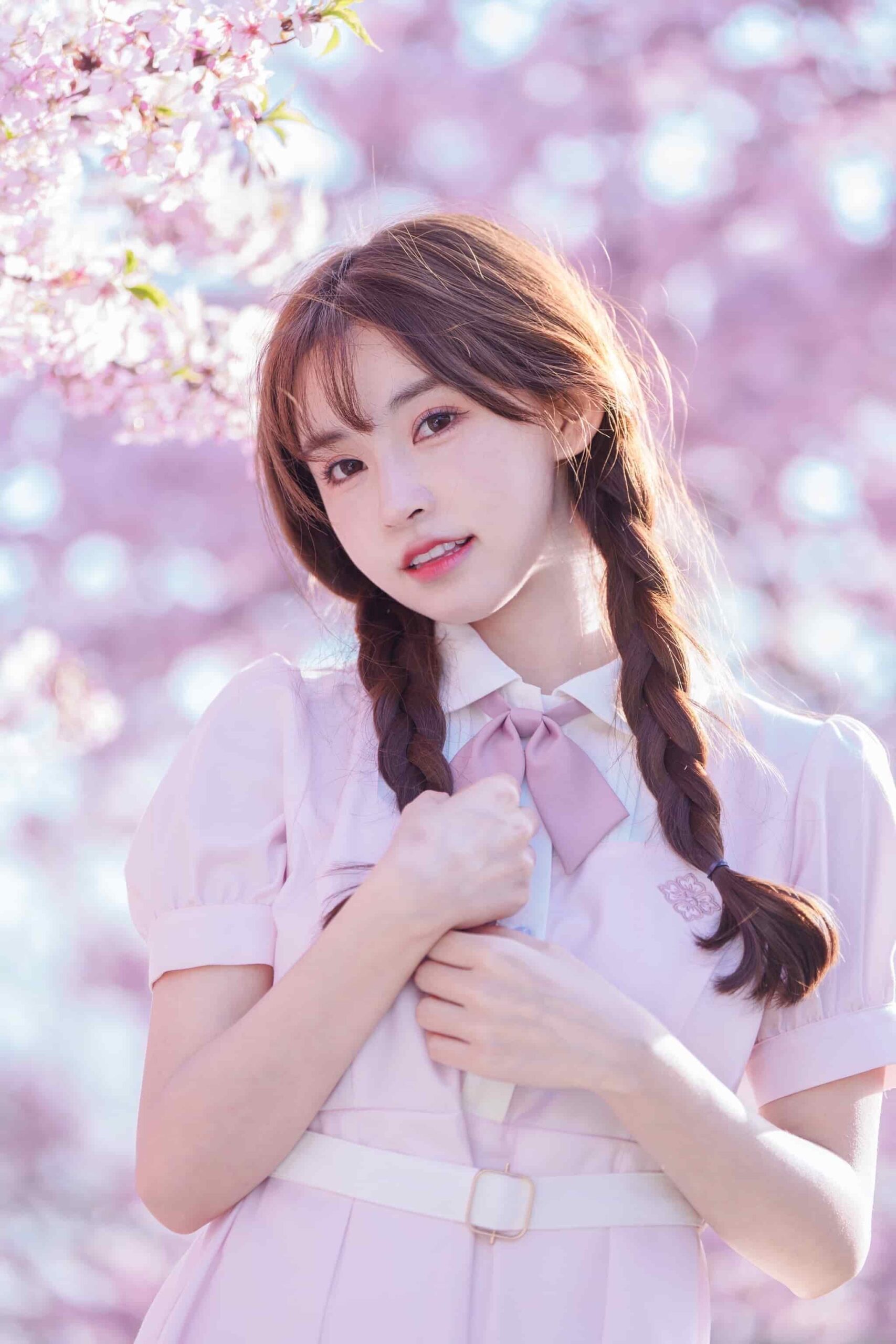 图片[7]-摄影写真：樱花少女——别人都有甜甜的恋爱，我只有可爱的脑袋-十七博客网