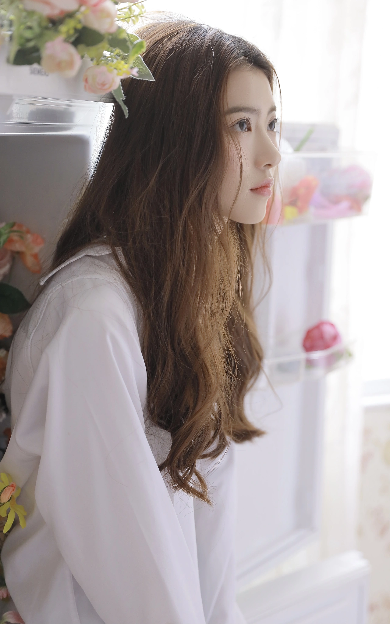 我在冰箱里种满了鲜花🌸|你觉得她们开的好么?